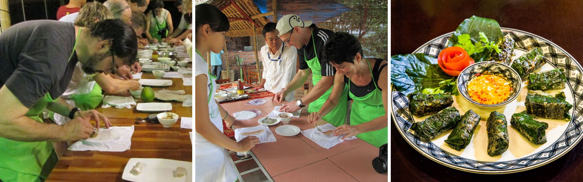 Curso de cocina en la aldea de Thuy Bieu