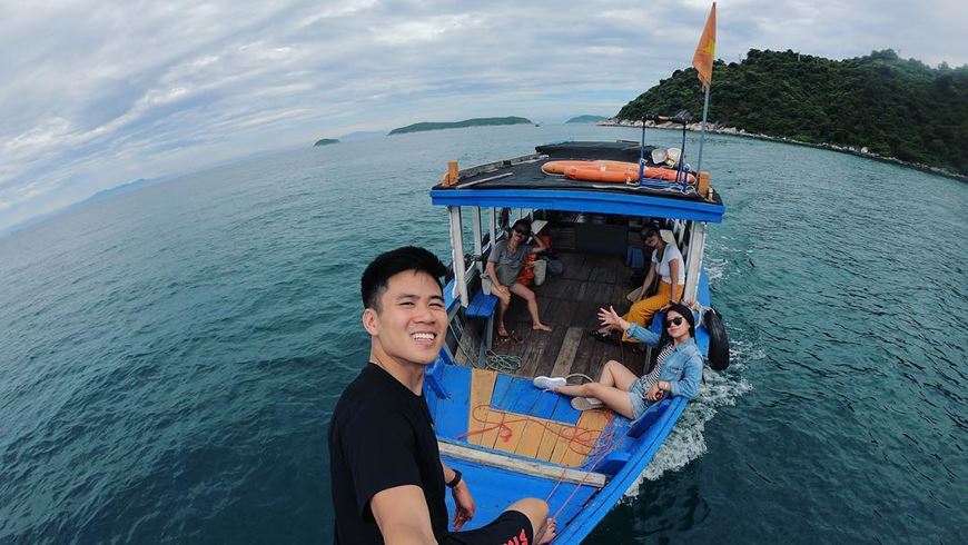 Visitar islas en Cu Lao Cham en barco