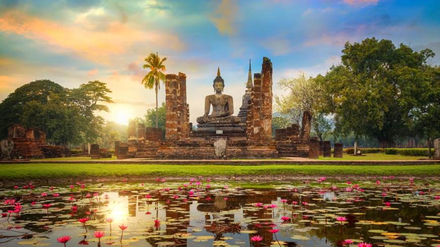Templo Wat Mahathat Sukhothai