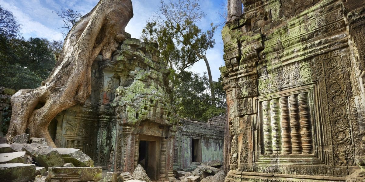 Se utilizaron cinco millones de toneladas de arenisca para construir Angkor Wat, Camboya