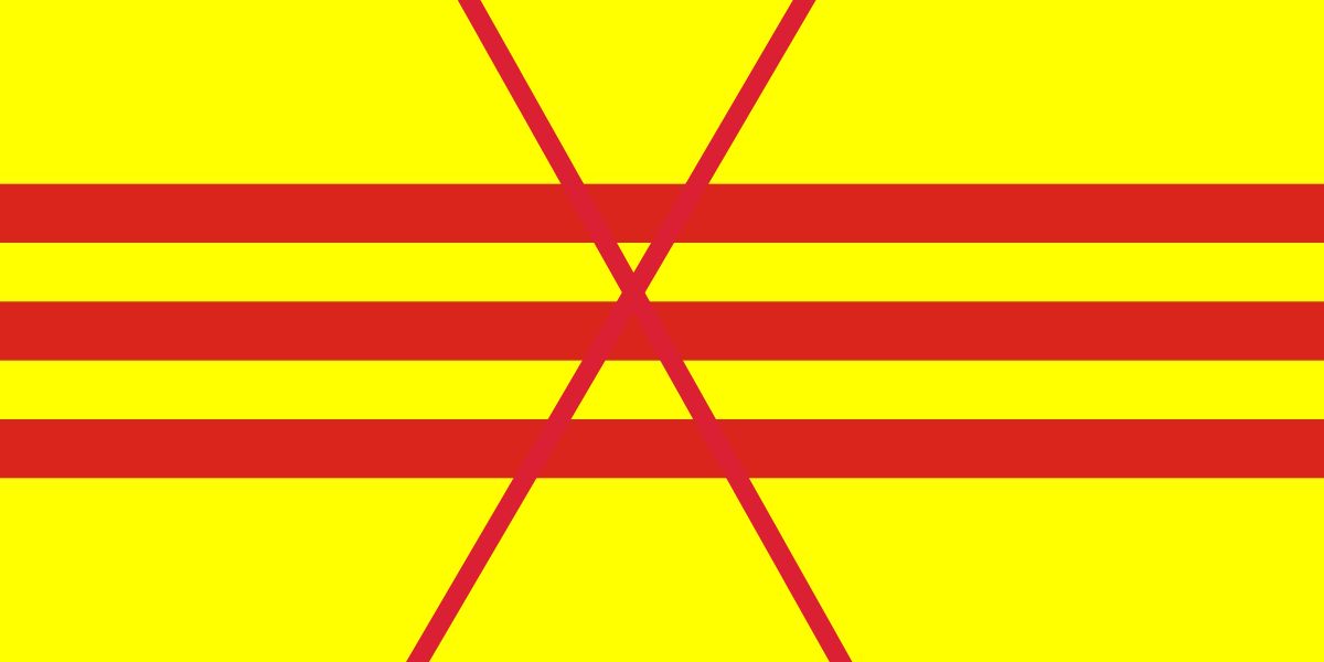 Bandera prohibida en Vietnam