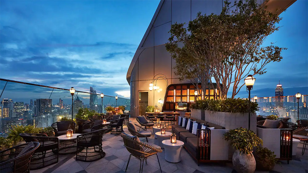 Penthouse Bar + Grill presso Park Hyatt Bangkok