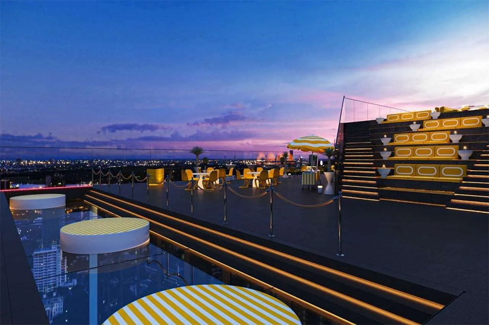 Sky Beach presso The Standard Bangkok Mahanakhon