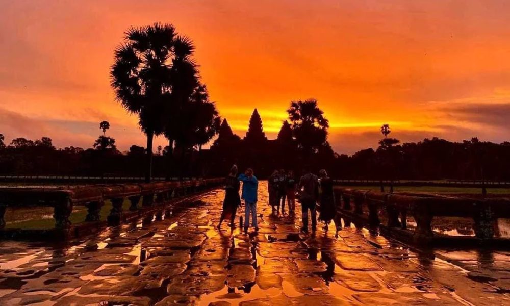 ¿Qué tiempo hace en agosto en Camboya?