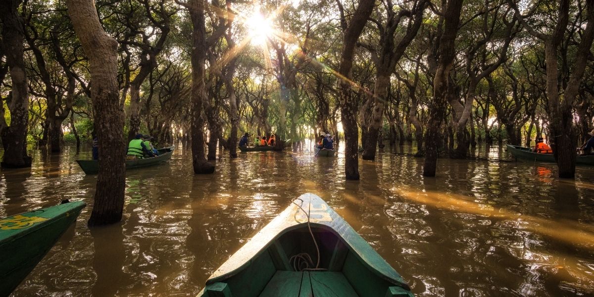 Camboya mapa: Tonle sap