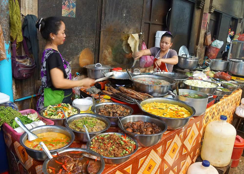 ¿Es seguro el alimento para los viajeros en Camboya?