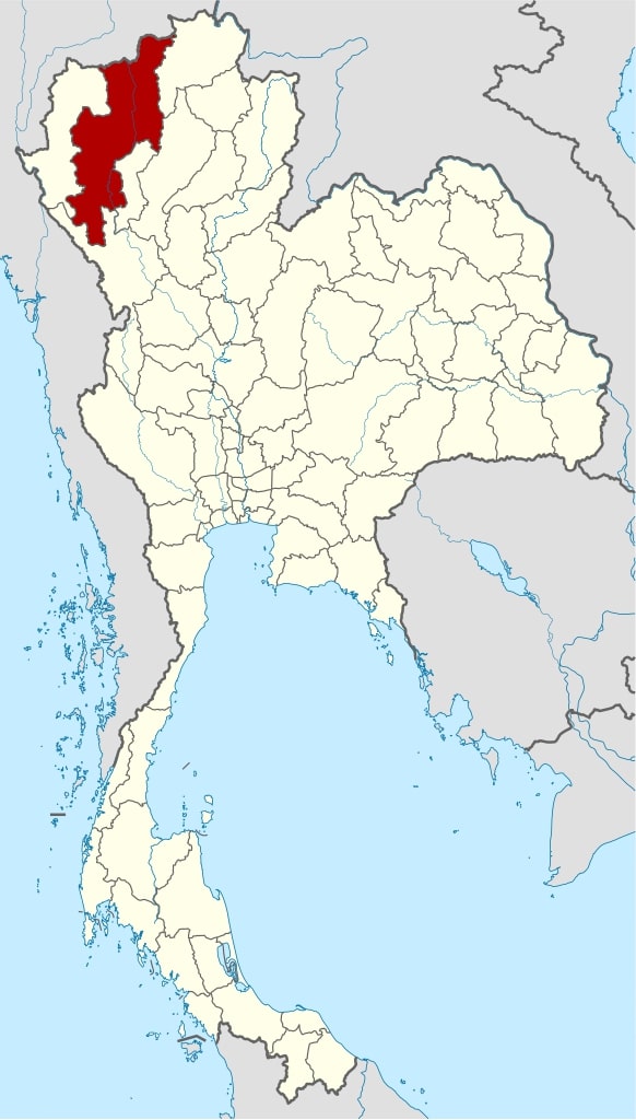 ¿Dónde está Chiang Mai?