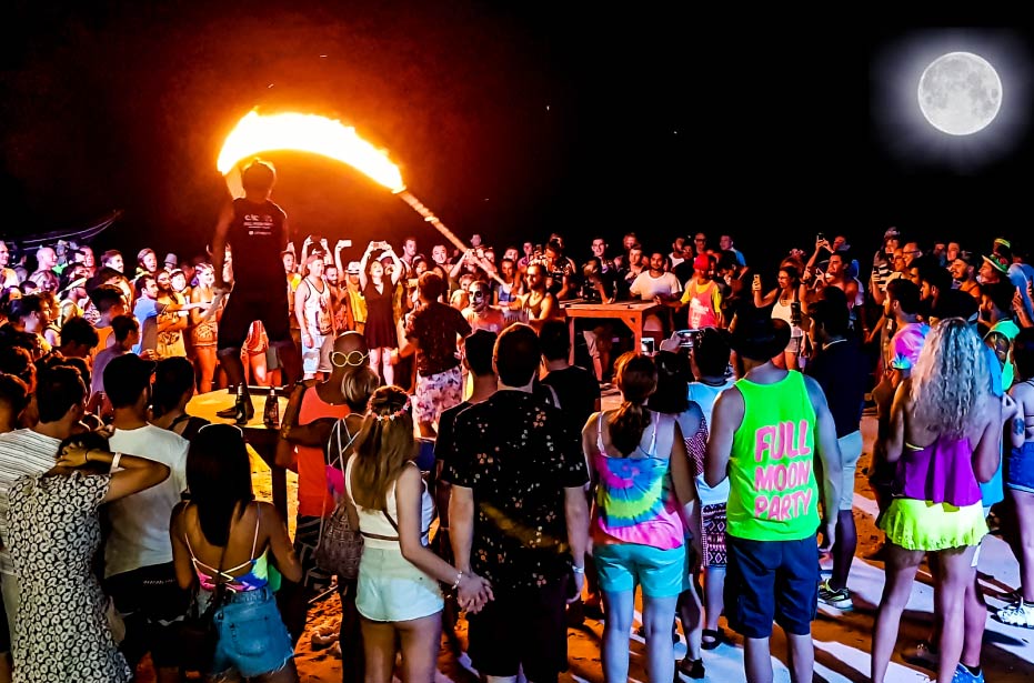 Consejos para asistir a la Full Moon Party Koh Phangan