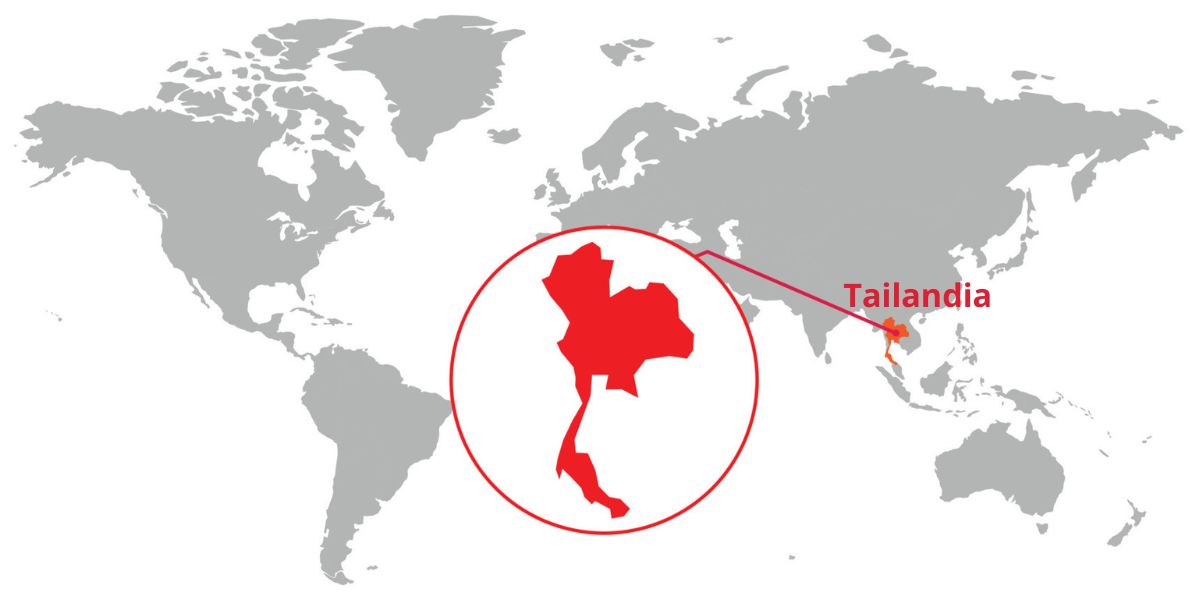 Tailandia en el mapamundi: ¿Dónde está?