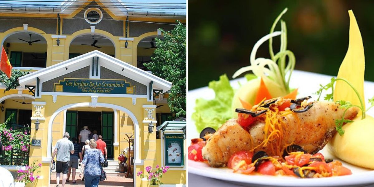 Dónde comer en Hue: Les Jardins de La Carambole