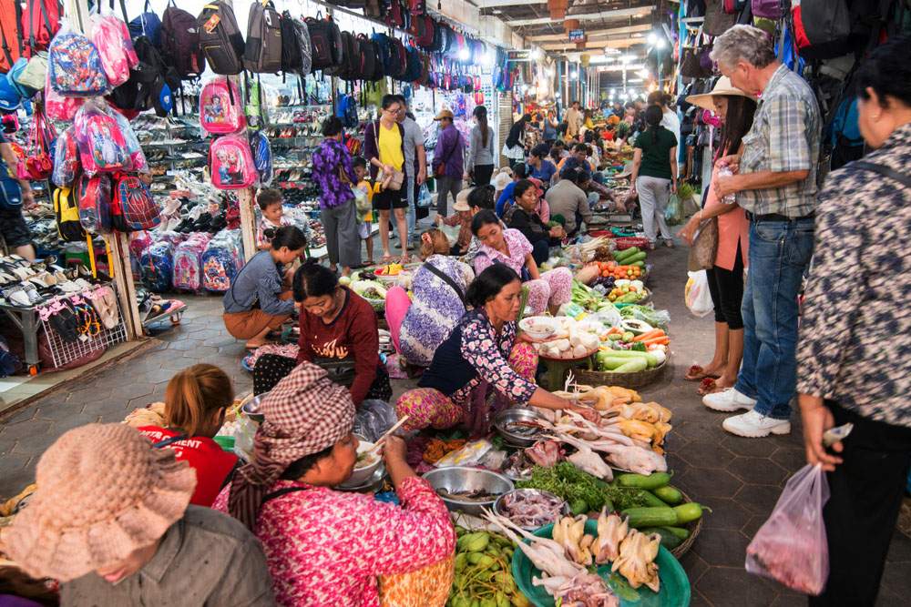 Antiguo mercado de Siem Reap