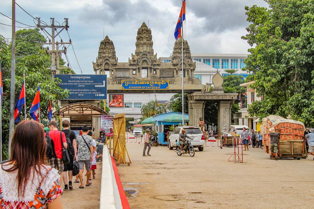 Visado a la llegada a Camboya